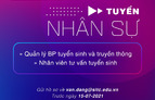 Tuyển dụng nhân sự tại SITC-Bộ phận Tuyển sinh