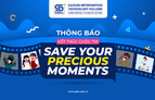 Thông báo trao giải cuộc thi quay video clip “SAVE YOUR PRECIOUS MOMENTS”