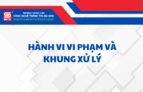 Hành vi vi phạm và khung xử lý