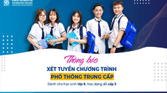 SITC THÔNG BÁO TUYỂN SINH CHƯƠNG TRÌNH PHỔ THÔNG TRUNG CẤP – GỠ BỎ ÁP LỰC THI CỬ CHO HỌC SINH & PHỤ HUYNH