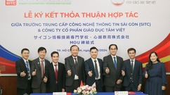 Trường Trung cấp Công nghệ Thông tin Sài Gòn (SITC) hợp tác cùng Công ty Cổ phần Giáo dục Tâm Việt
