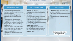 THÔNG BÁO TUYỂN DỤNG - NHÂN VIÊN TUYỂN SINH VÀ TRUYỀN THÔNG