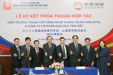 Trường Trung cấp Công nghệ Thông tin Sài Gòn (SITC) hợp tác cùng Công ty Cổ phần Giáo dục Tâm Việt
